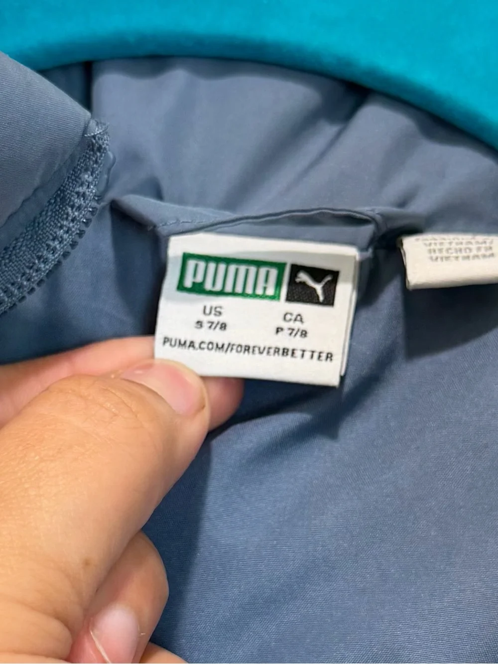 PUMA boys puffer vest sz S 7/8